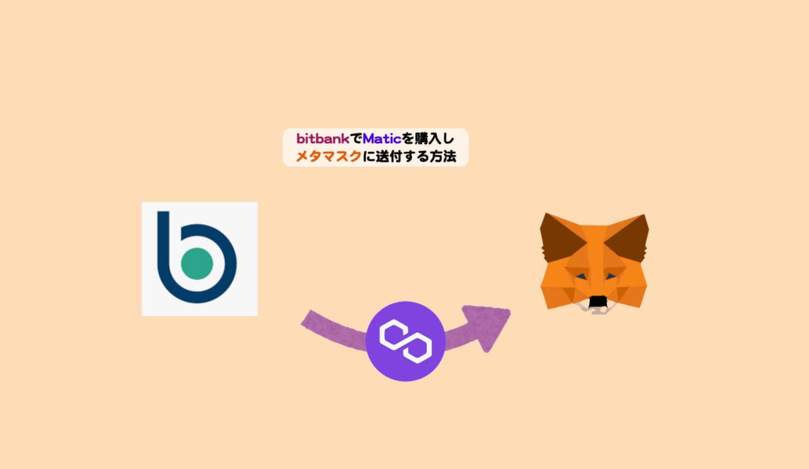 bitbankでMaticを購入し、メタマスクに送付する方法 | シニアから親しむWeb3.0