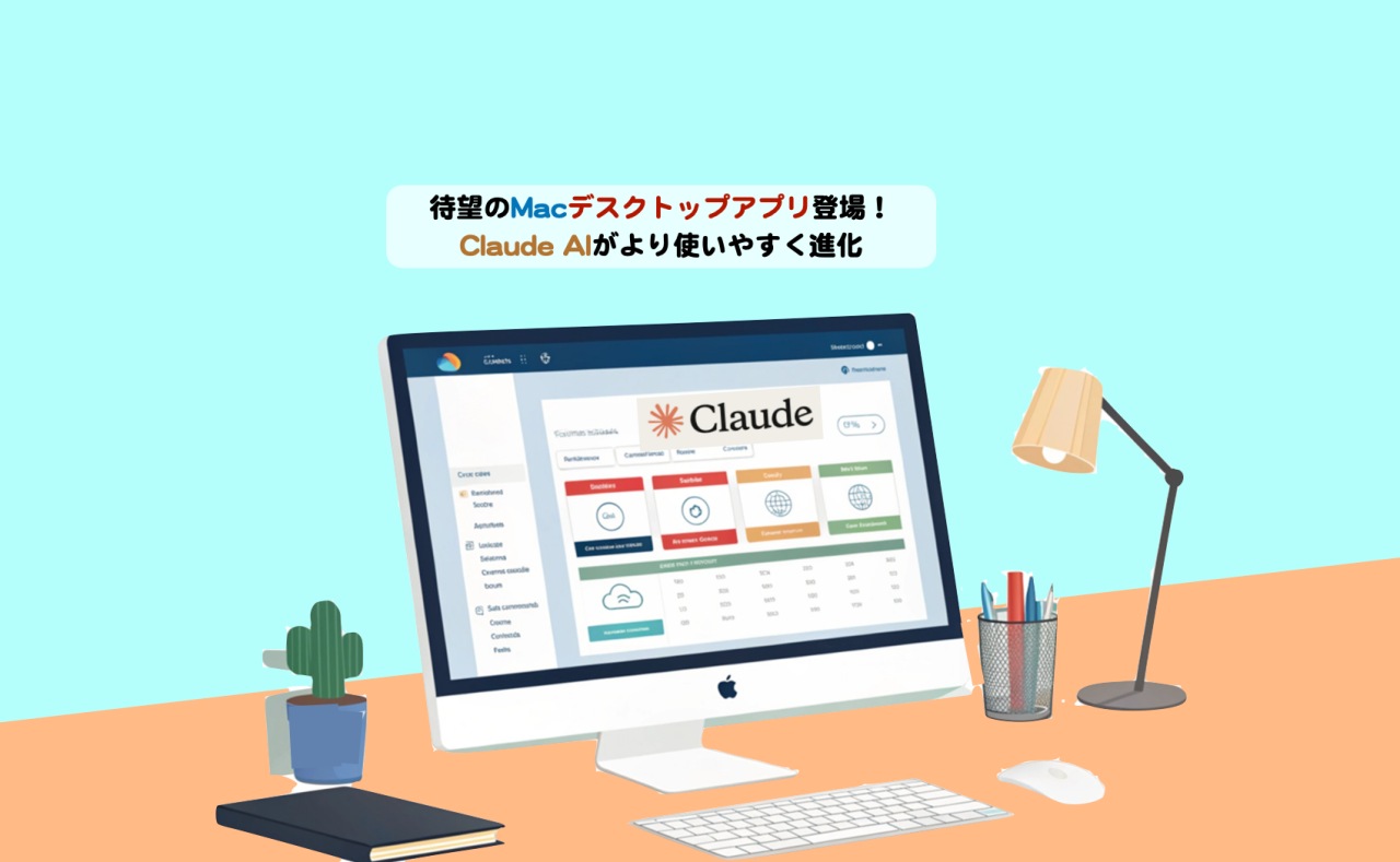 MacデスクトップアプリClaude登場アイキャッチ