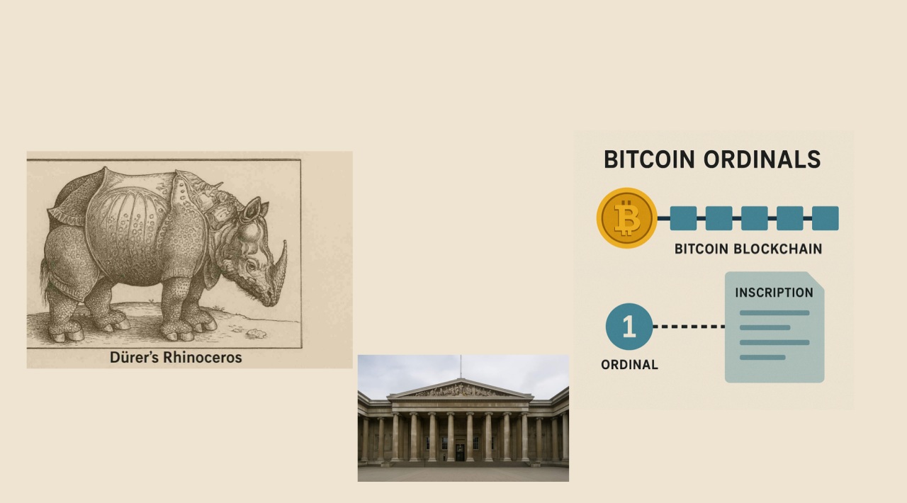 デューラーの「犀」がビットコインのブロックチェーンに！英国博物館とAsprey Studioのアートプロジェクト | シニアから親しむWeb3.0