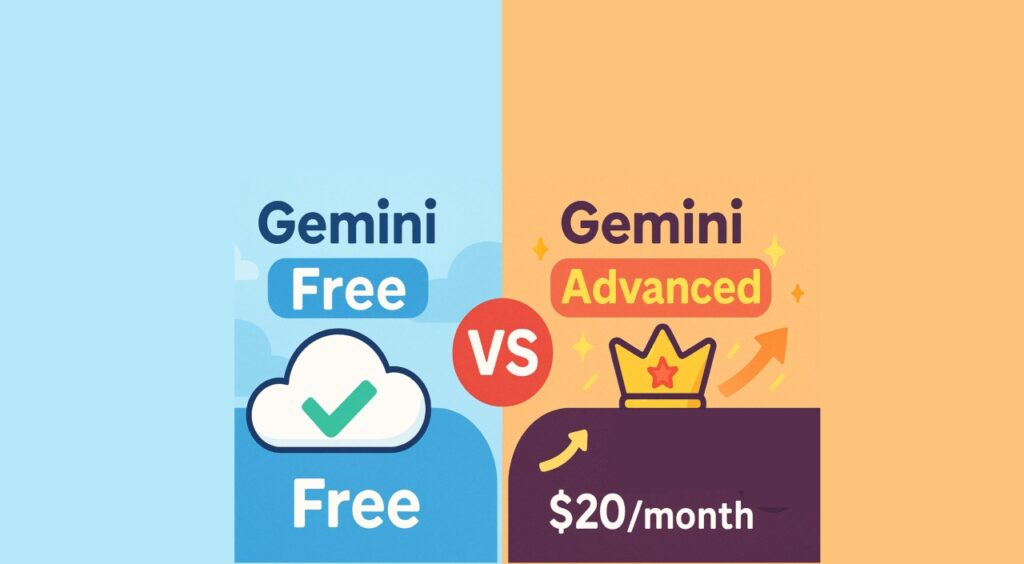 Gemini-無料と有料版比較アイキャッ